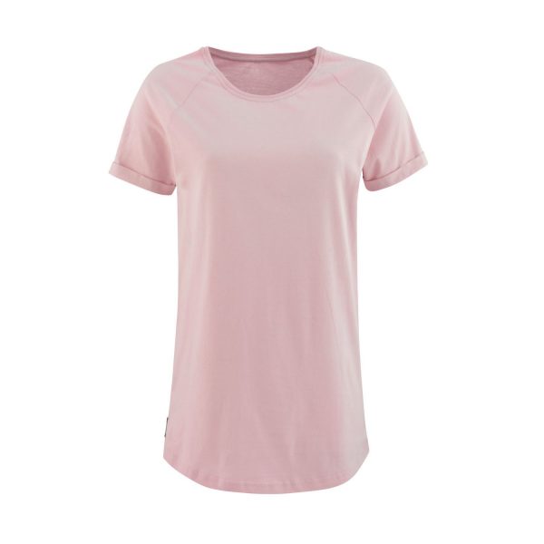 Lady T-shirt Velvet powder pink