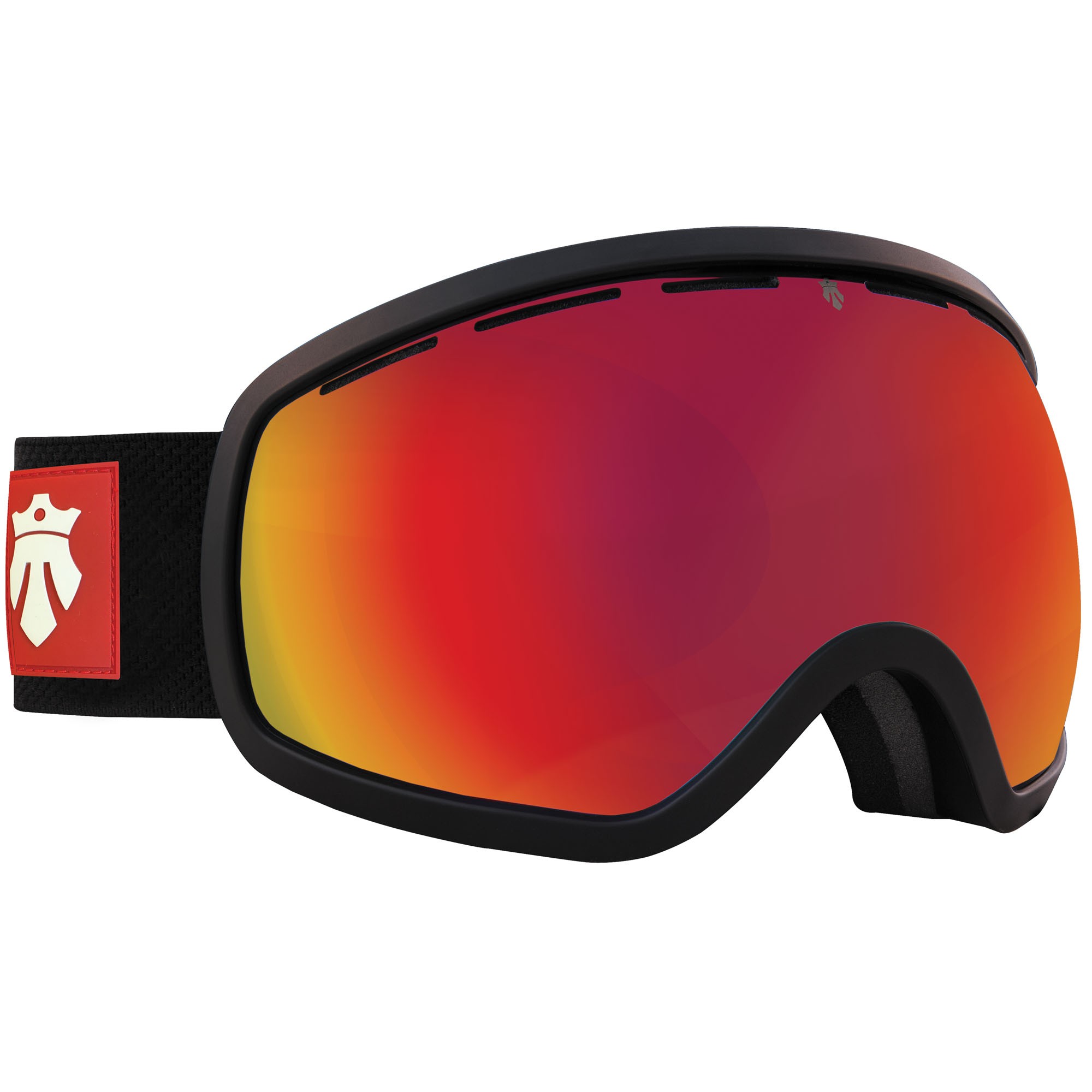 Gogle narciarskie MAJESTY One11 black matt / red ruby