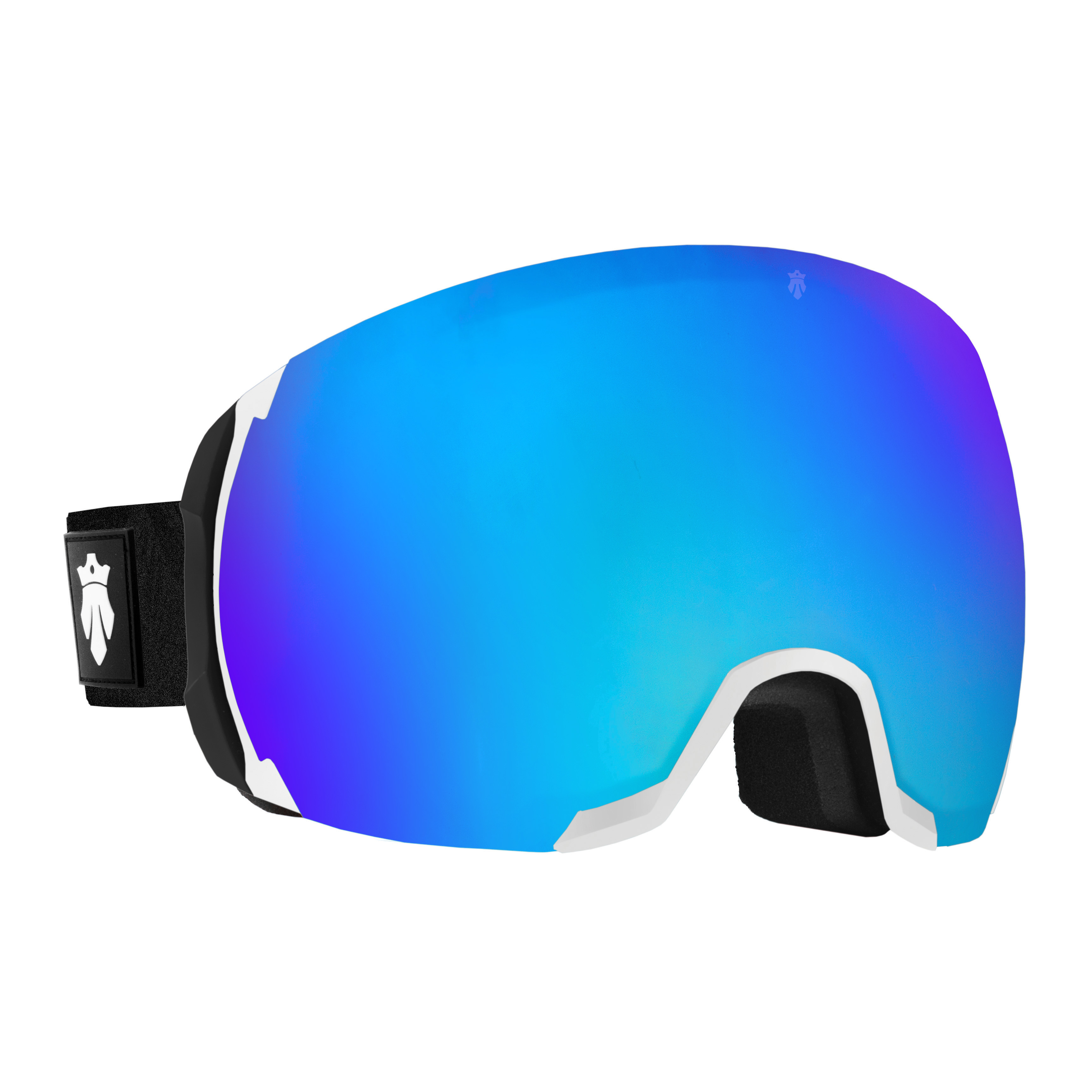 Gogle narciarskie MAJESTY Hypervision white frame / indigo sapphire lens