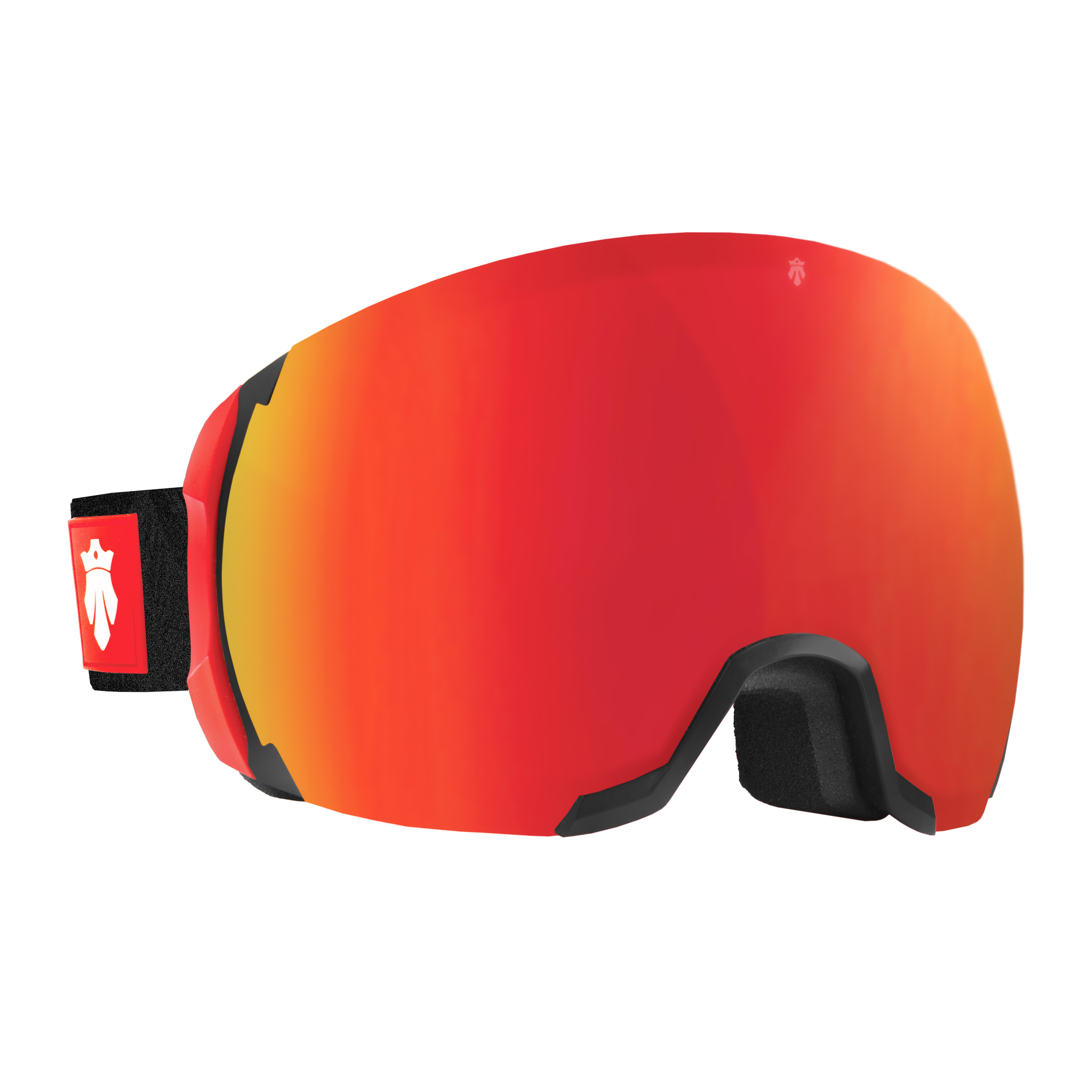 Gogle narciarskie MAJESTY Hypervision black frame / red ruby lens
