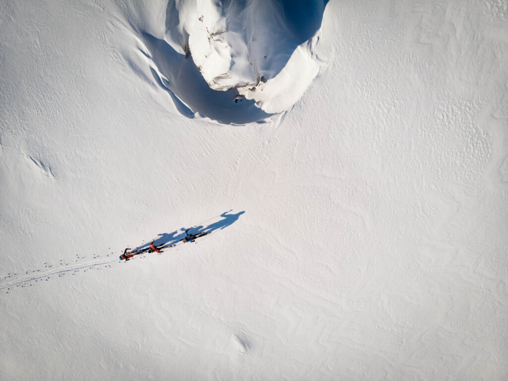 Narty skiturowe MAJESTY Superwolf podczas skialpinizmu